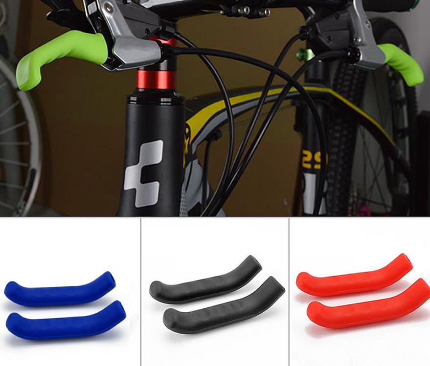 Silikónové návleky na brzdové páky, 1 pár, červené