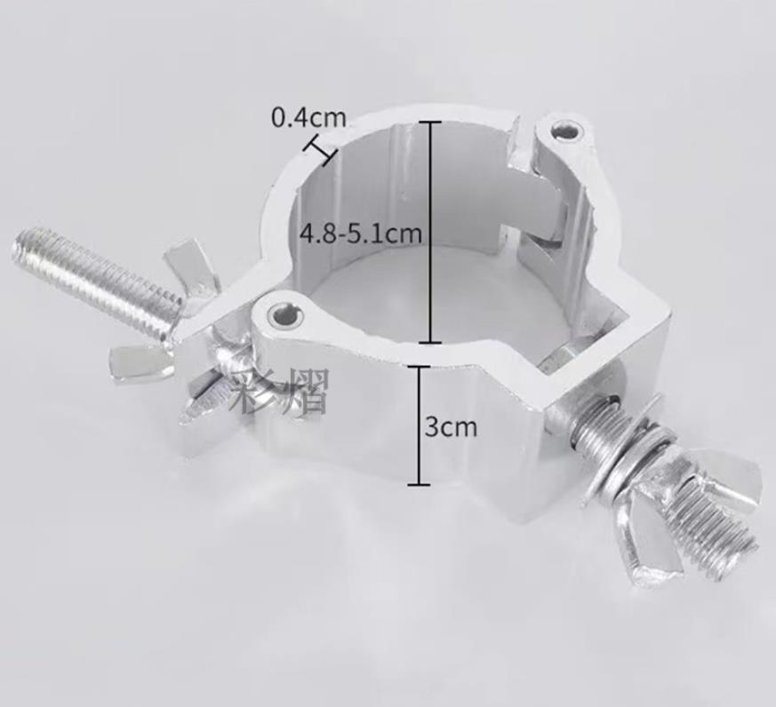 Kovová svorka / držiak na trubku 48–51 mm