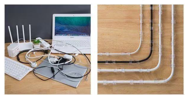 Samolepiace klipy na káble – 20 ks (veľkosť S)