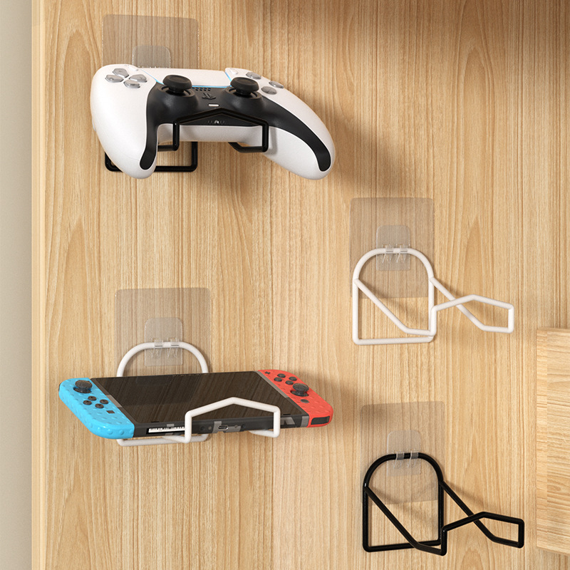 Nástenný držiak na ovládač / slúchadlá - 1 ks, čierny