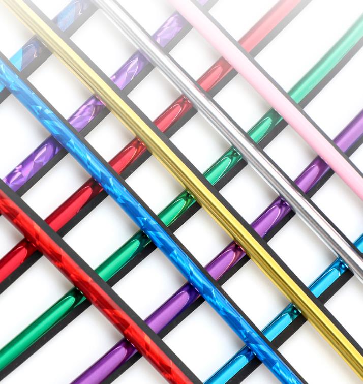 Dekoračné lišty do ventilácie auta (10 ks) - fialová