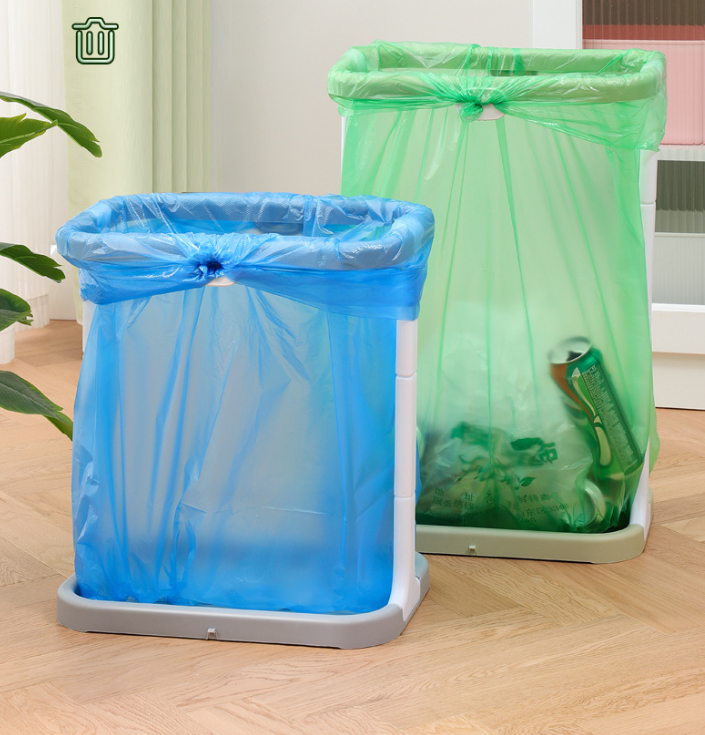 Skladací stojan na odpadkové vrecia