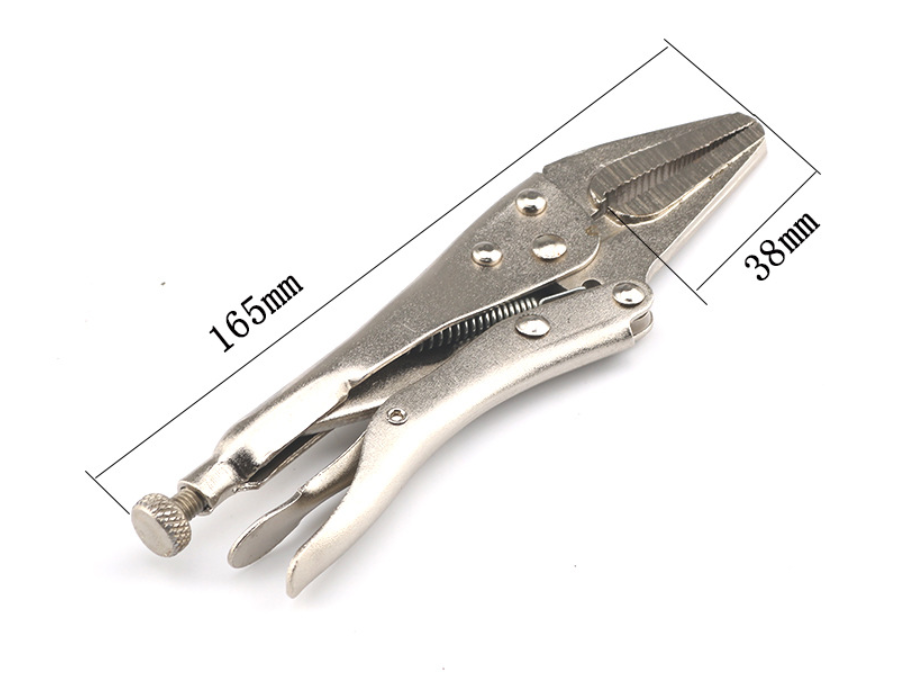 Samosvorné zvieracie kliešte 165 mm predĺžené