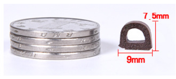 Samolepiace tesnenie do okien a dverí 9x7,5mm x 6m – biele