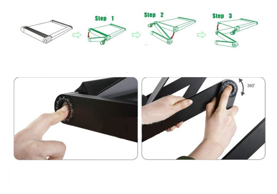 Skladací stolík pre notebook