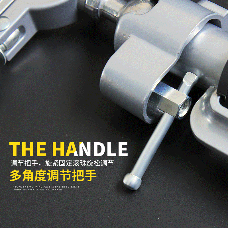 Otočný stolný zverák / držiak pre vŕtačku 45-61mm