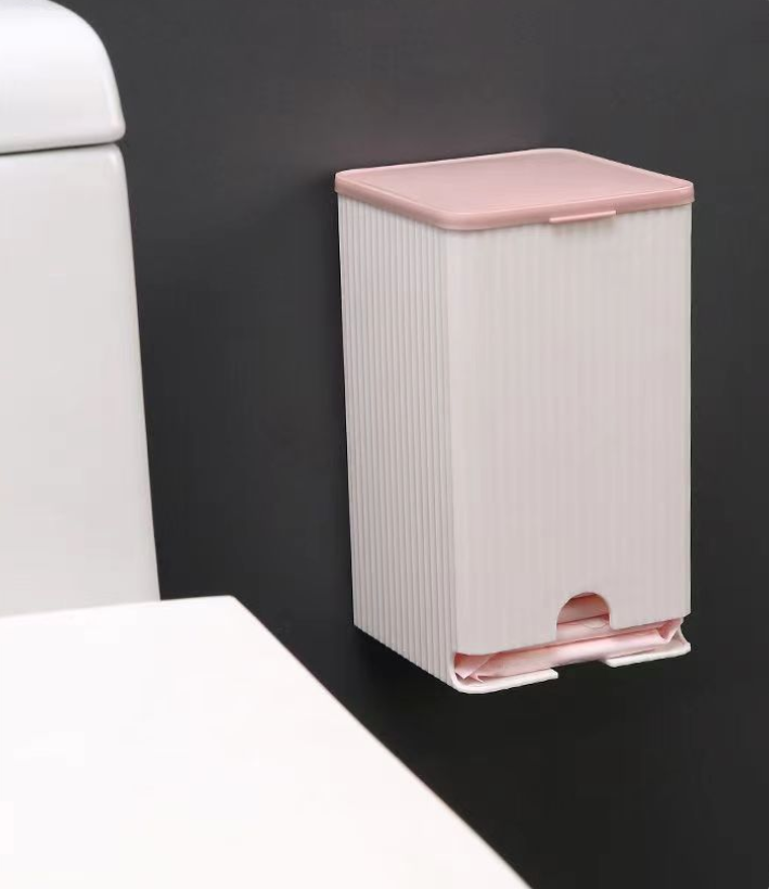 Nástenný zásobník na dámske vložky - zelený (1 ks)