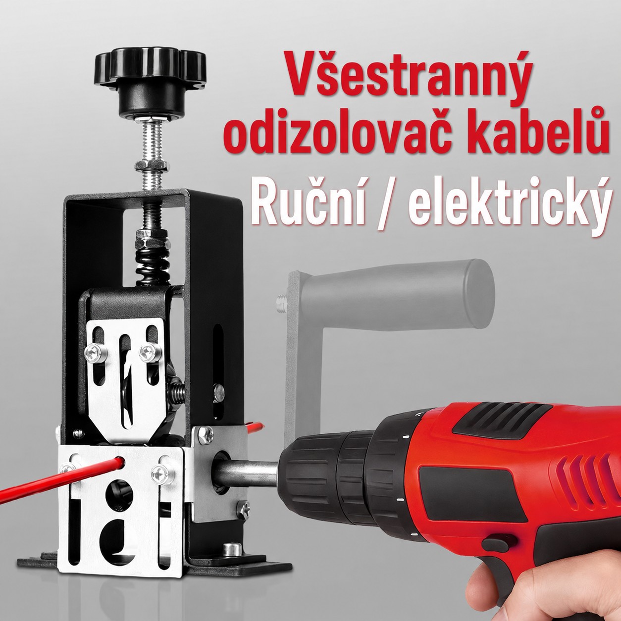 Ručný odizolovací stroj na káble 1–25 mm
