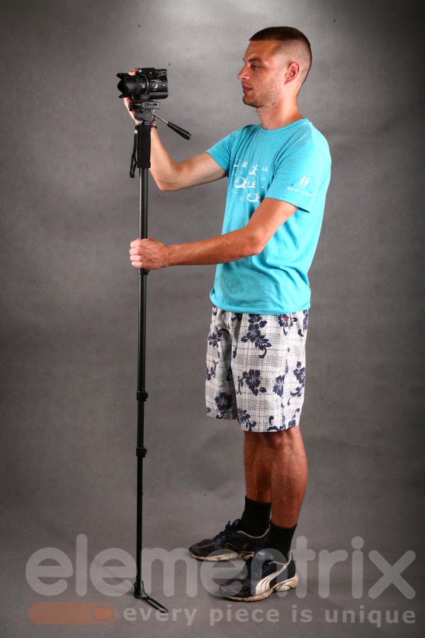 Profi statív 1006 Monopod 60-180cm s 3D hlavou
