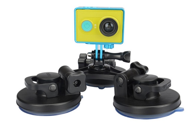 3 Head prísavný držiak pre GoPro