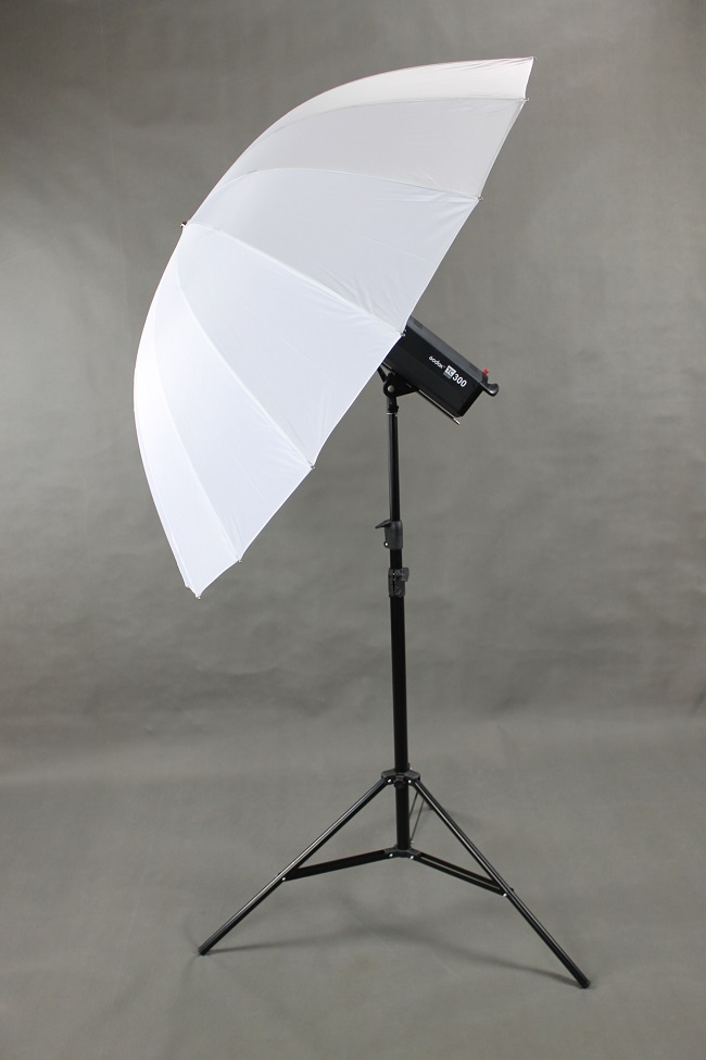 Studiový fotografický deštník 140cm BÍLÝ 16 ELEMENTRIX