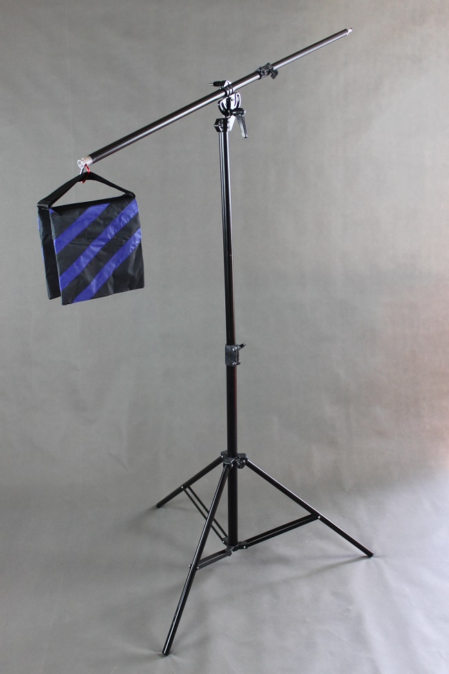 Boom Stativ 345cm, 2v1 JR3 jeřábový stativ, šibeniční stativ ELEMENTRIX