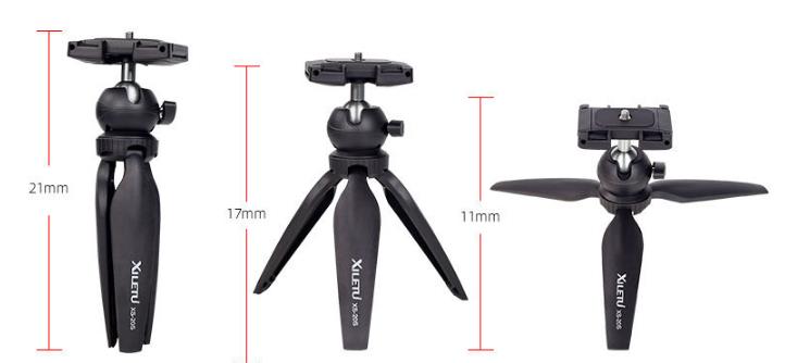 Elementrix mini stativ s držákem mobilu, kulová hlava