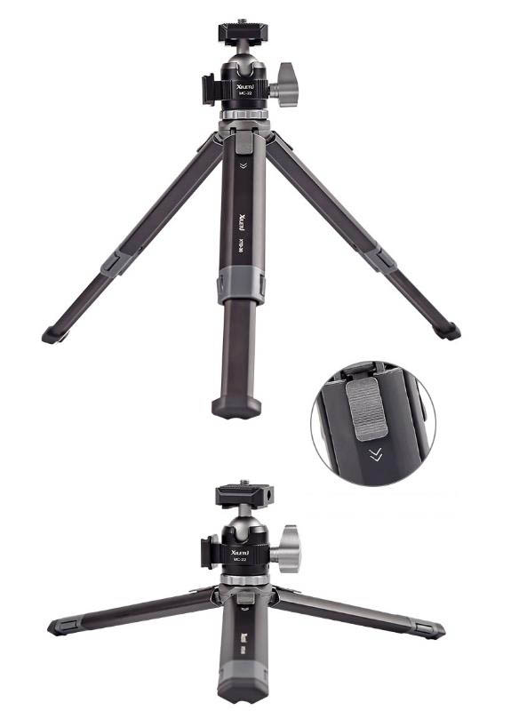 Elementrix mini stativ s držákem mobilu, kulová hlava XLT