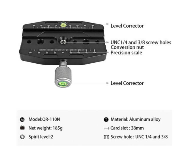 Základní rychloupínací deska Arca 110mm