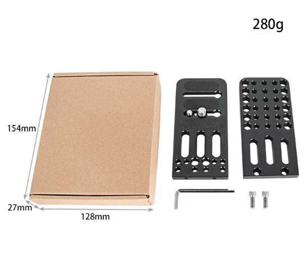 L deska pro uchycení fotoaparátu 135x125mm