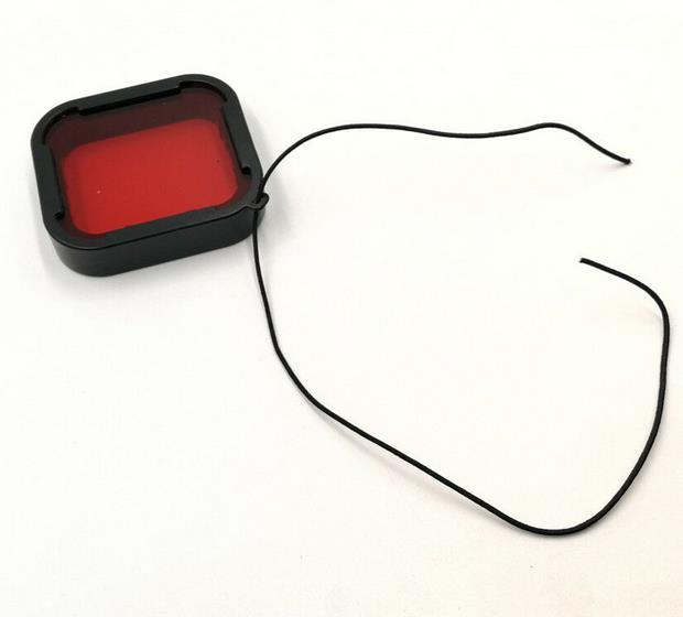 GoPro Hero 5, 6, 7, filter na potápanie ČERVENÝ