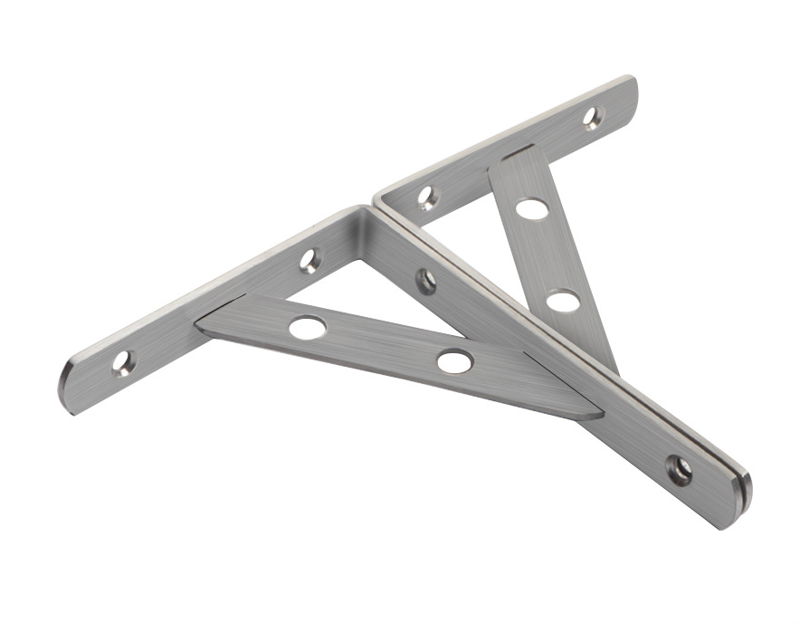 Držák police typ A 200mm s podpěrou 1pár