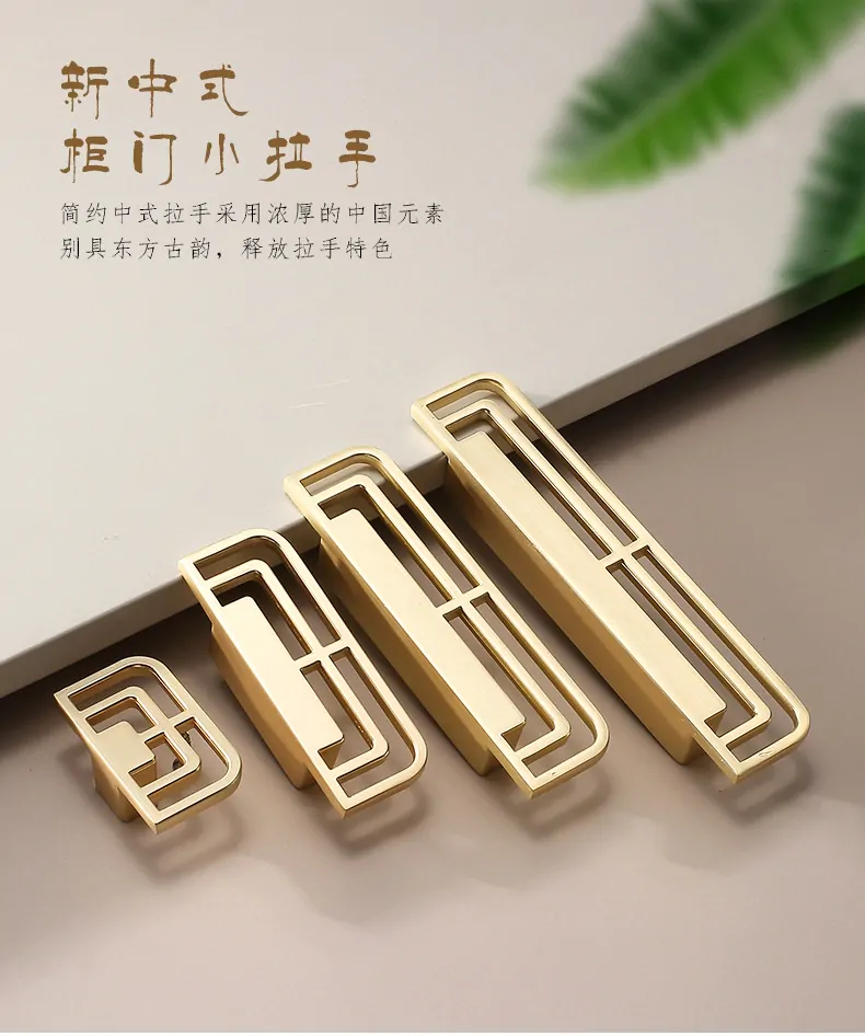 Šuplíkové, dverné madlo čínsky neo štýl 9217-32