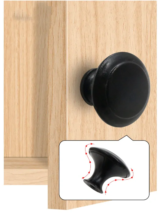 Šuplíkový knop strieborný nerez S