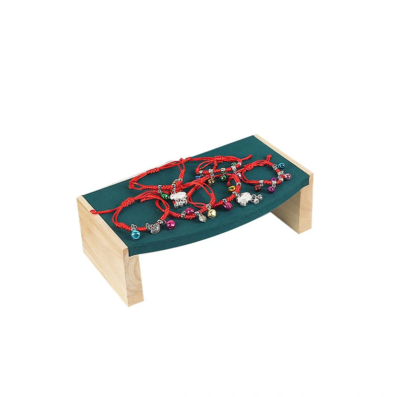 3x stojan, dekolt na šperky, lavica zeliený