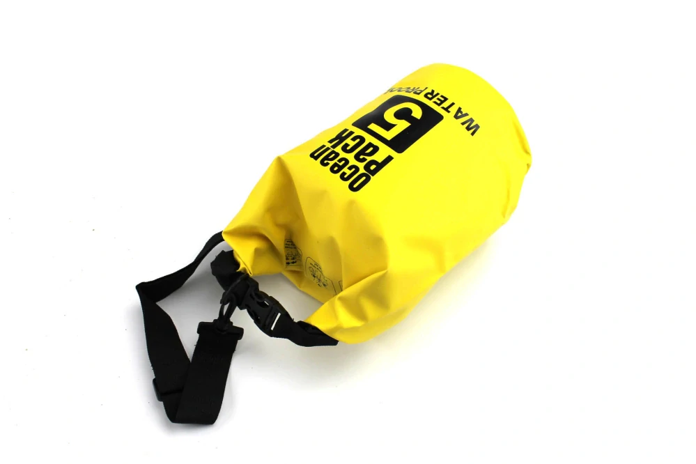 Ocean Pack, vodotesný vak 5L žltý