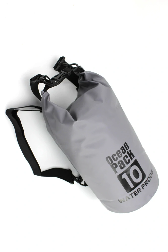 Ocean Pack, vodotesný vak 10L šedý