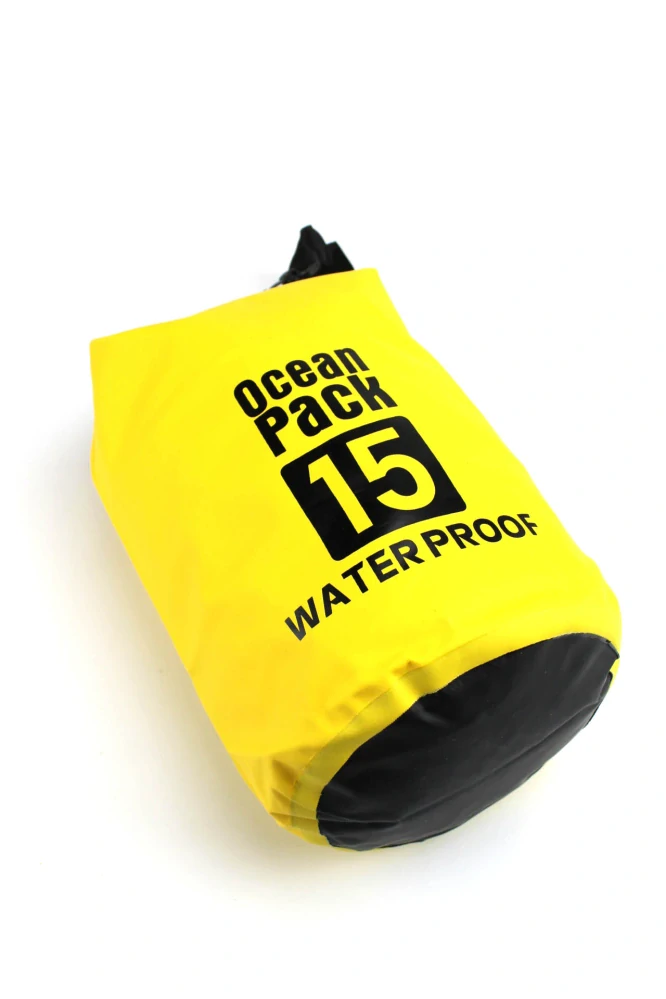 Ocean Pack, vodotesný vak 15L žltý