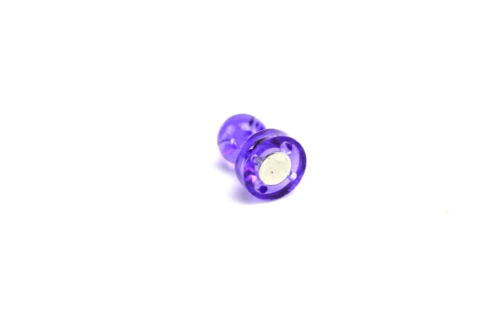 Magnetické figúrky neodymové magnety fialová, 10 ks, 11x17mm