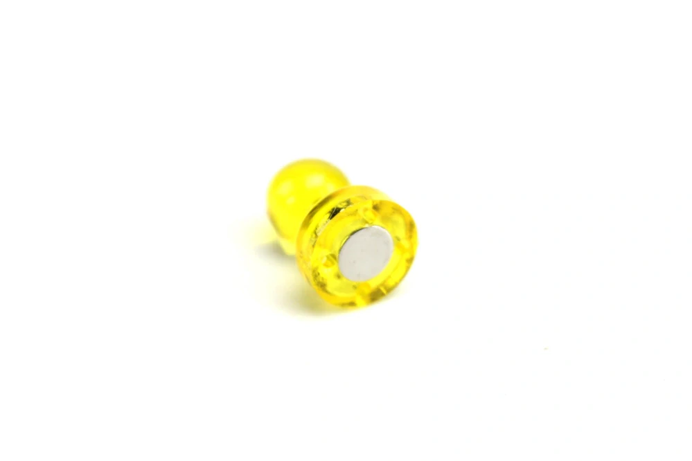 Magnetické figúrky neodymové magnety žlutá, 10 ks, 11x17mm
