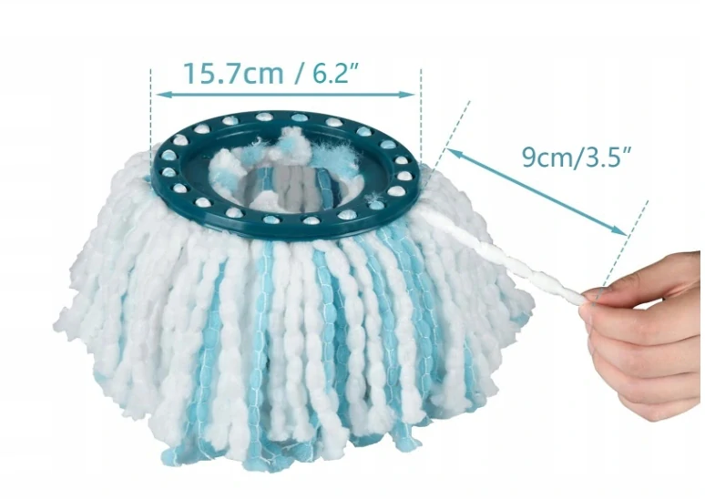 Náhradná hlavica pre mop Leifheit Clean Twist Disc 4ks