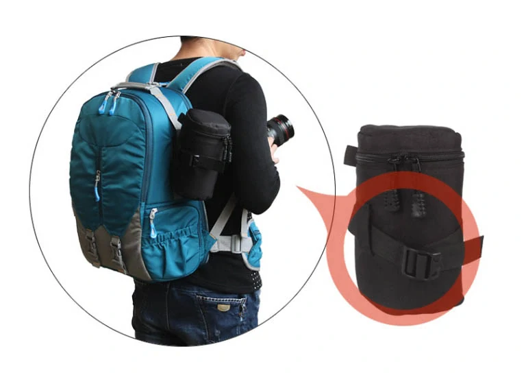 Puzdro na objektív 80x90mm čierne