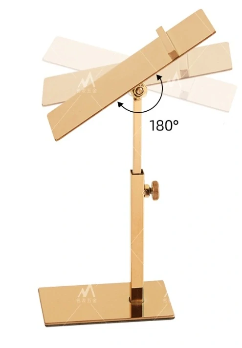 Stojanček na obuv nastaviteľný, výška 250mm strieborný