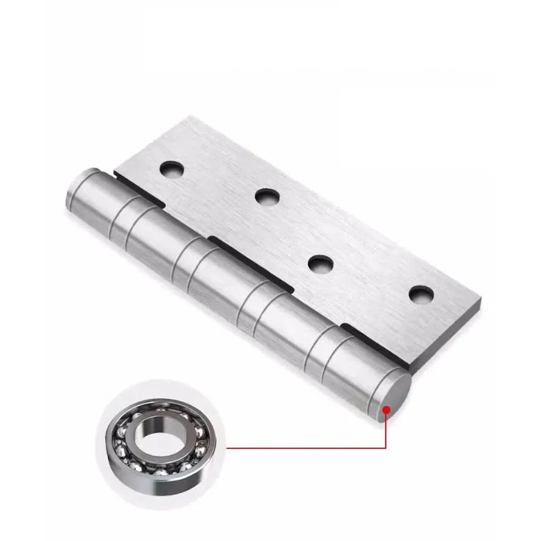 Nerezový dverný pánt 100x76mm ložiskový (2ks)