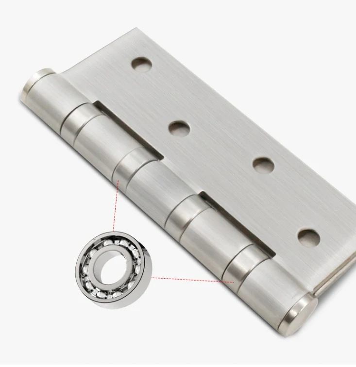 Nerezový dverný pánt 100mm ložiskový (2ks)