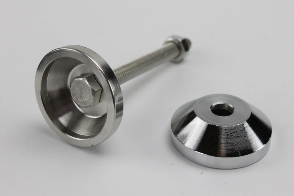 Pätka 60mm pre pevnú nastaviteľnú nohu nerez