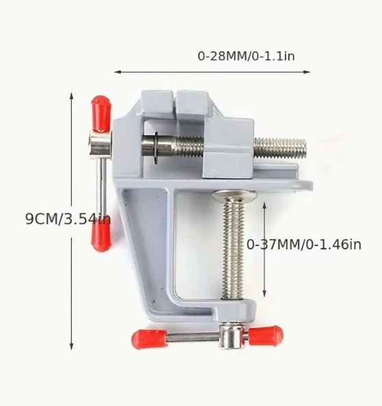 Modelársky zverák mini 0-32mm, aluminium