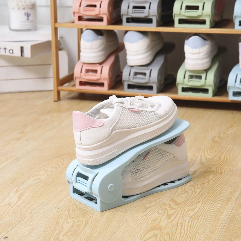 Plastový organizér na topánky - ružový