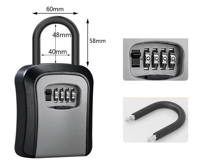 Bezpečnostná schránka na kľúče kov+ plast