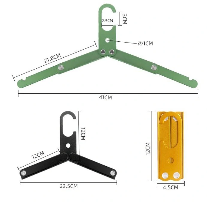 Skladacie hliníkové ramienko zlaté