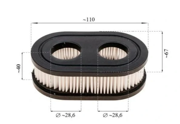 Vzduchový filter Briggs & Stratton 798452 / 593260