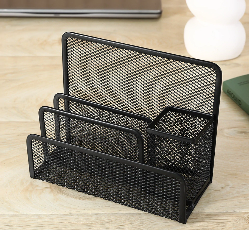 Drôtený stolný stojan na dokumenty, listy 3+1