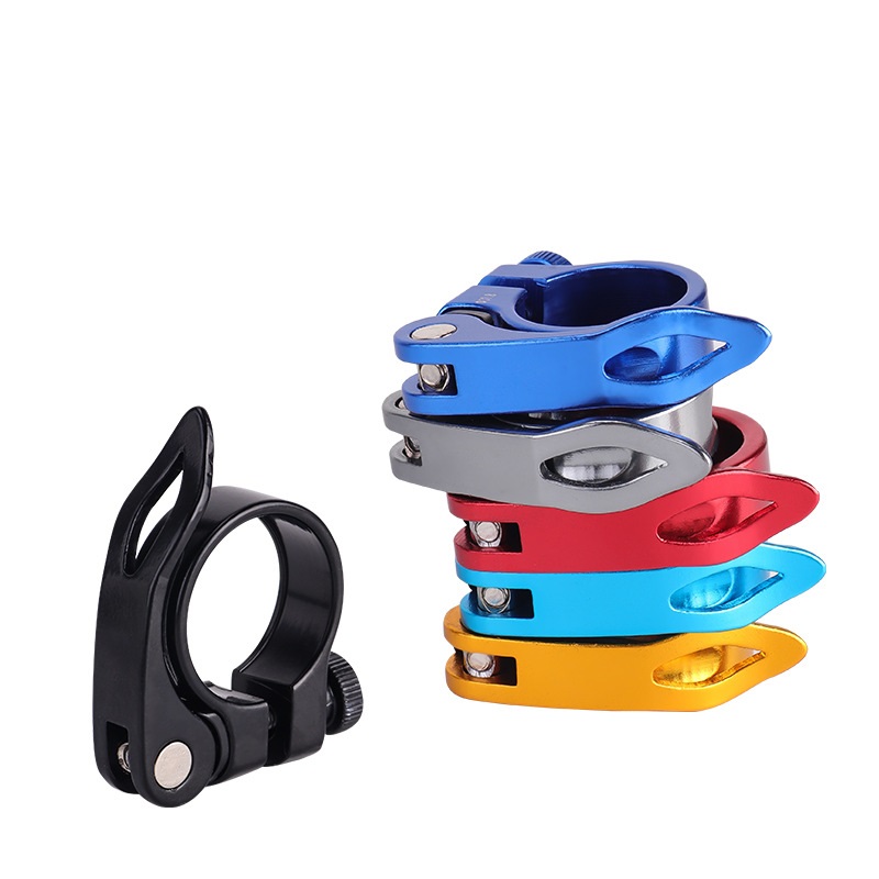 Objímka sedlovky s rýchloupinákom 34,9 mm čierna