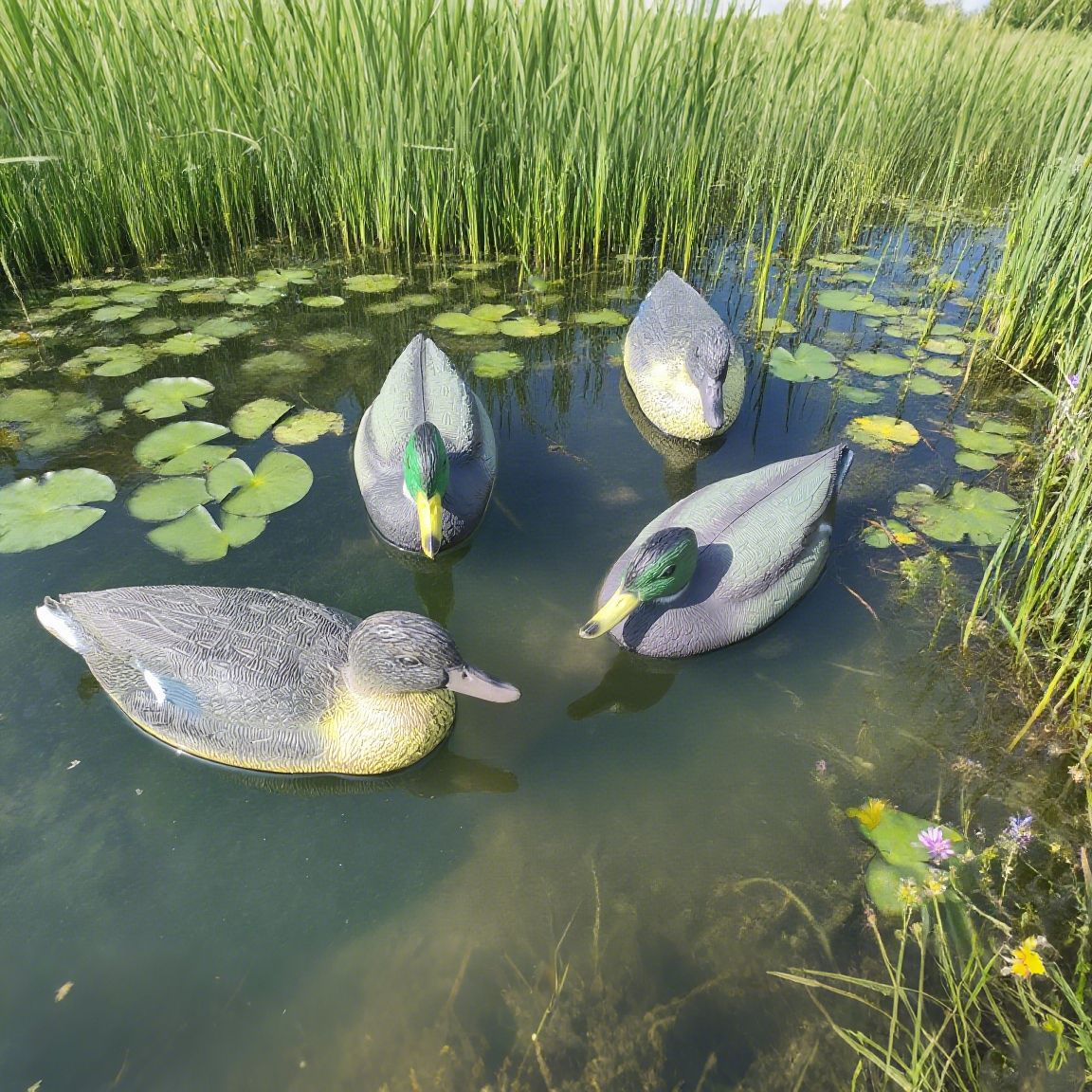 Atrapa kačice – návnada na lov a plašenie, dekorácia