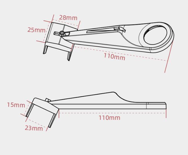 Aplikátor maziva na reťaz / olejový rozdeľovač - 1 ks, čierna