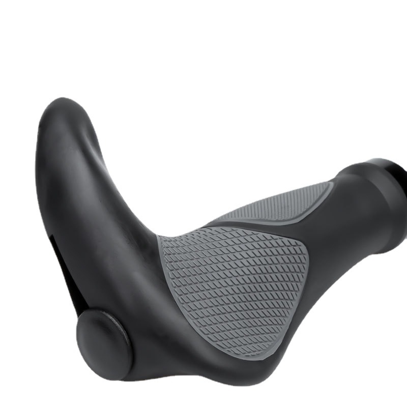 Ergonomické rohy na bicykel (1 pár, čierna farba)