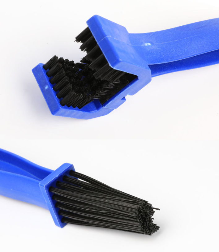 Čistič reťaze / kefa na reťaz - modrá