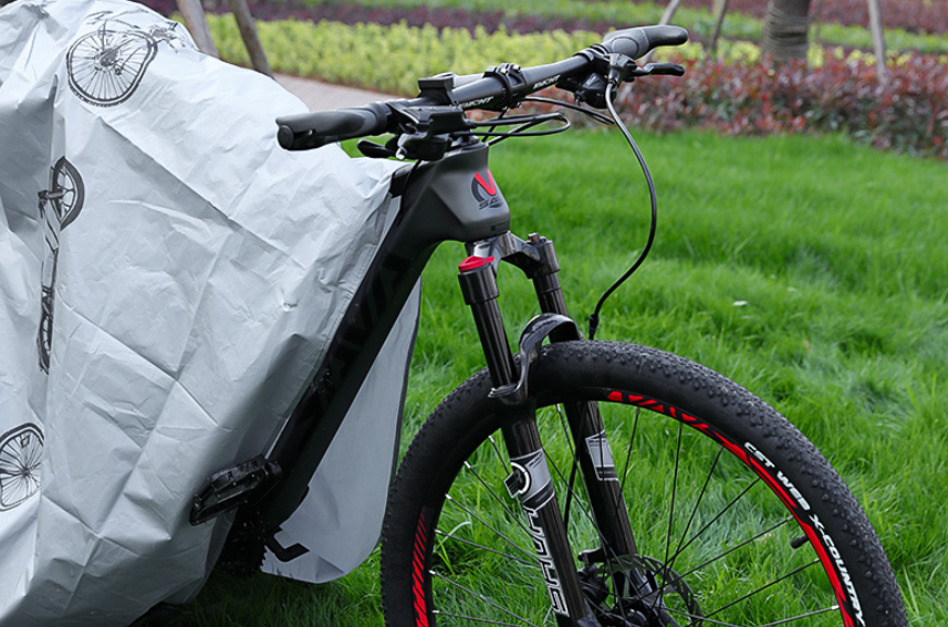 Ochranná plachta na bicykel - zosilnená verzia, šedá (2 m × 1 m)