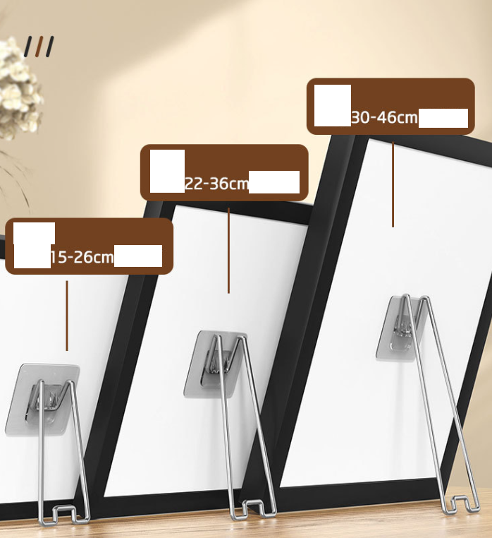 Stojanček na rámčeky / fotky - 1 ks, výška 13 cm