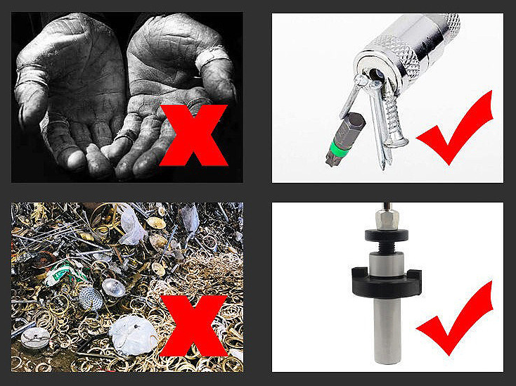 Magnetický flexibilný uchopovač